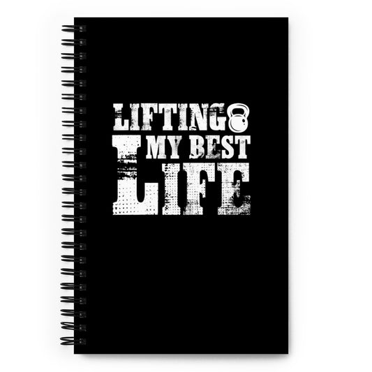 Lifting My Best Life Spiral notebook