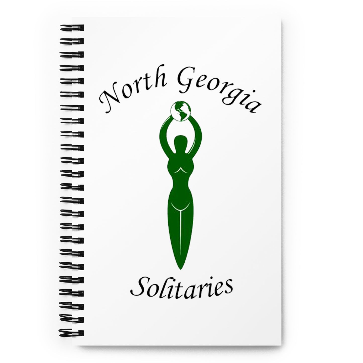 North Georgia Solitaries Spiral notebook