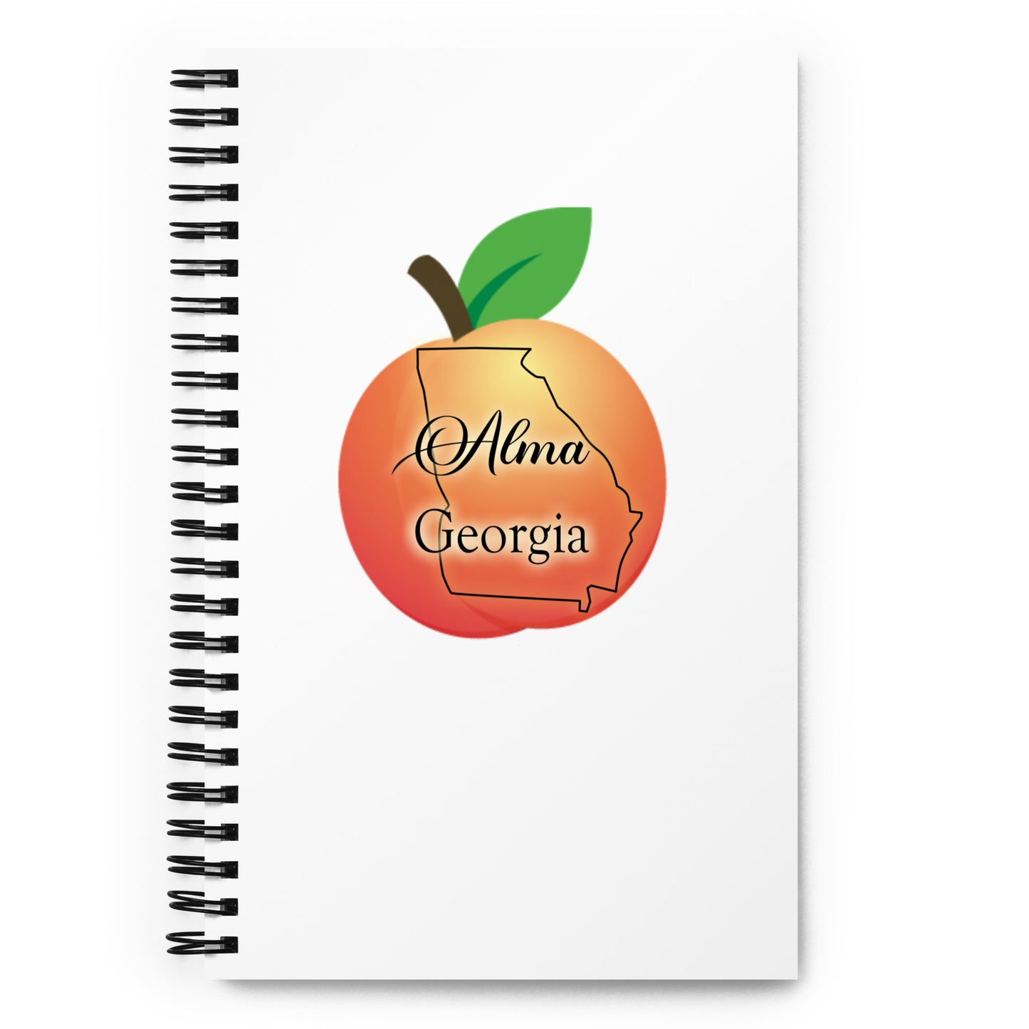 Alma Georgia Spiral notebook