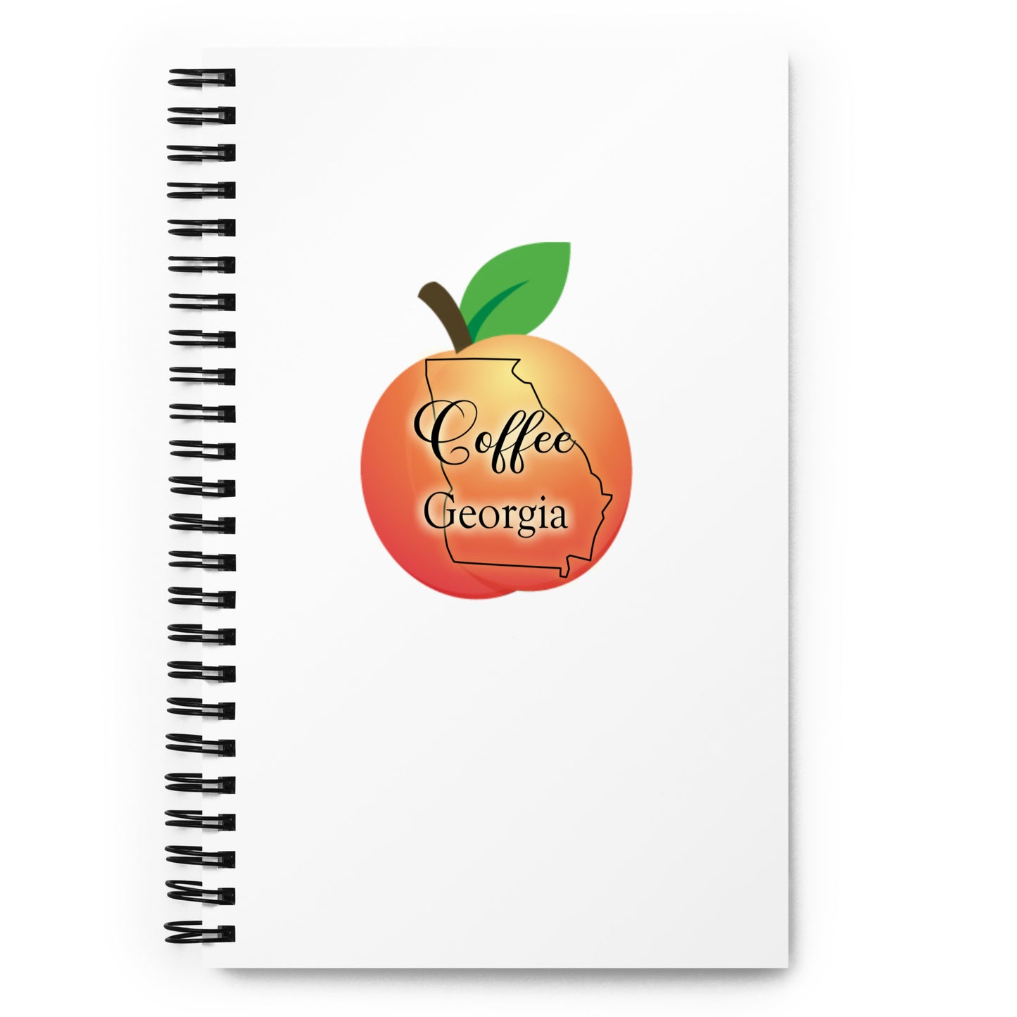 Coffee Georgia Spiral notebook