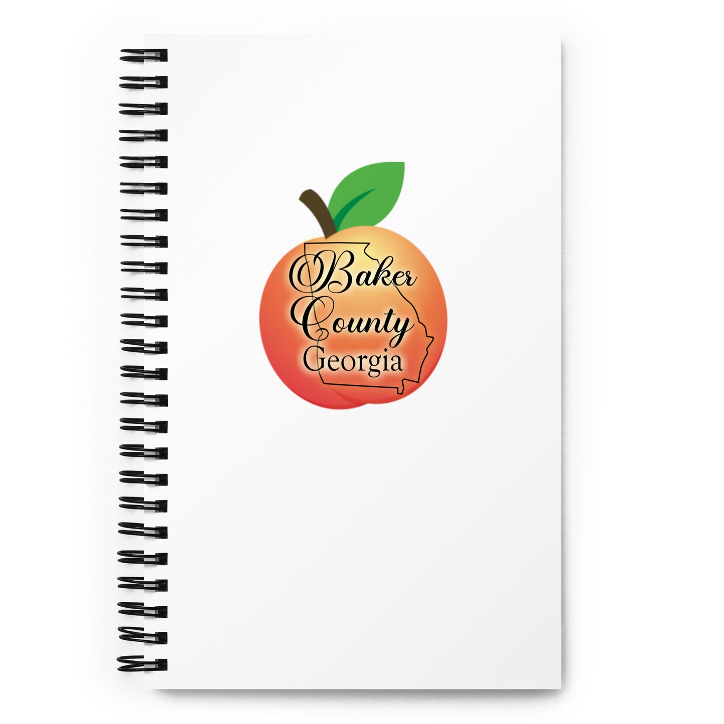 Baker County Georgia Spiral notebook
