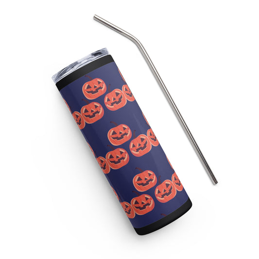 Jack O'Lantern Stainless steel tumbler