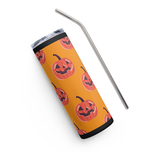 Jack O'Lantern Stainless steel tumbler