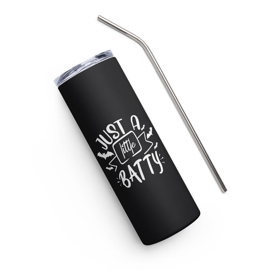 Just a Little Batty Stainless steel tumbler