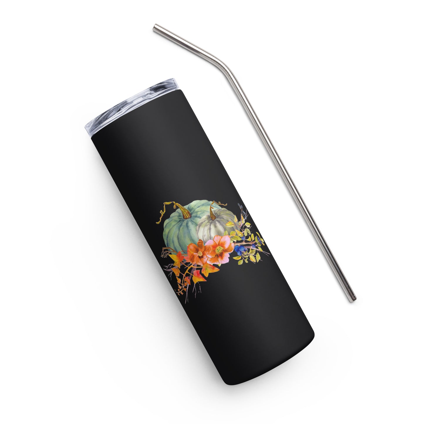 Fall Pumpkin Stainless steel tumbler