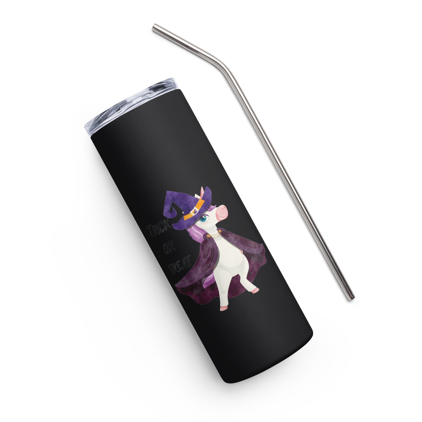 Witchy Unicorn Stainless steel tumbler