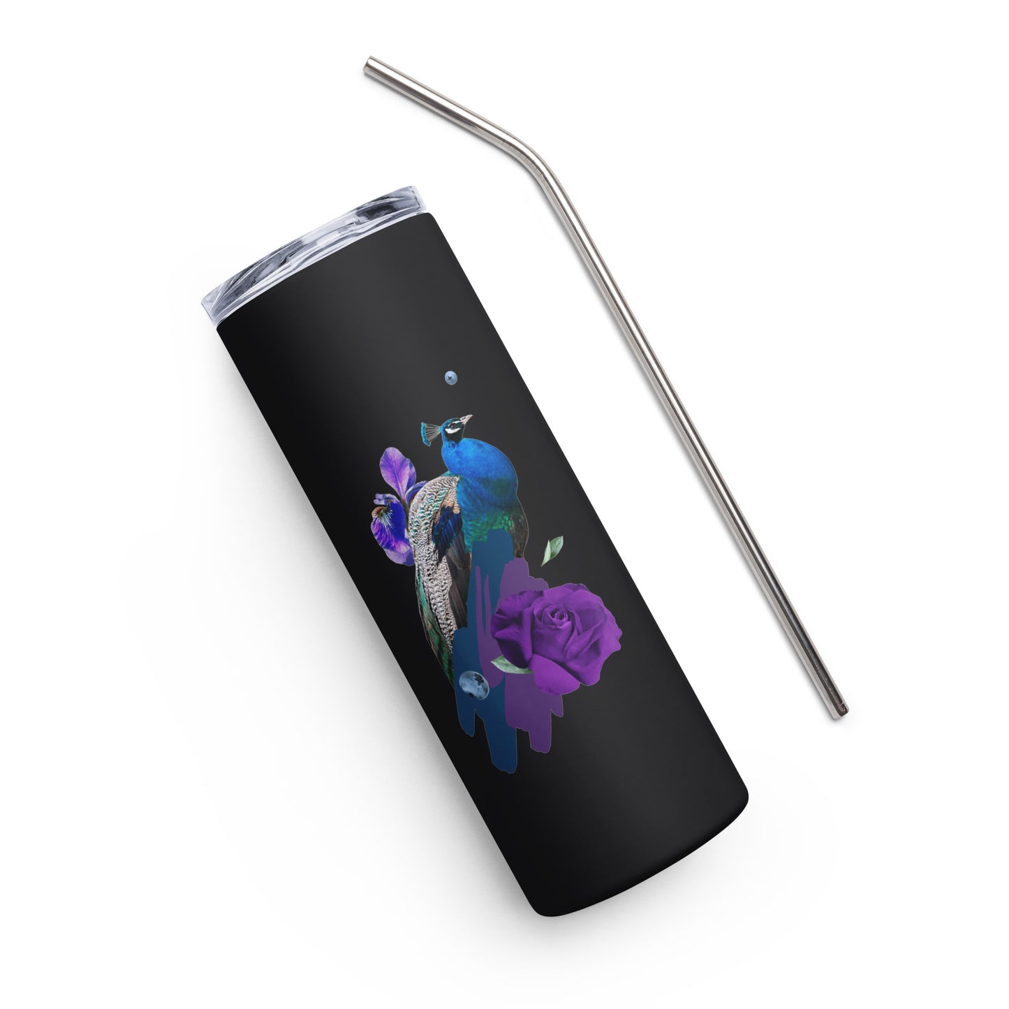 Peacock Stainless steel tumbler