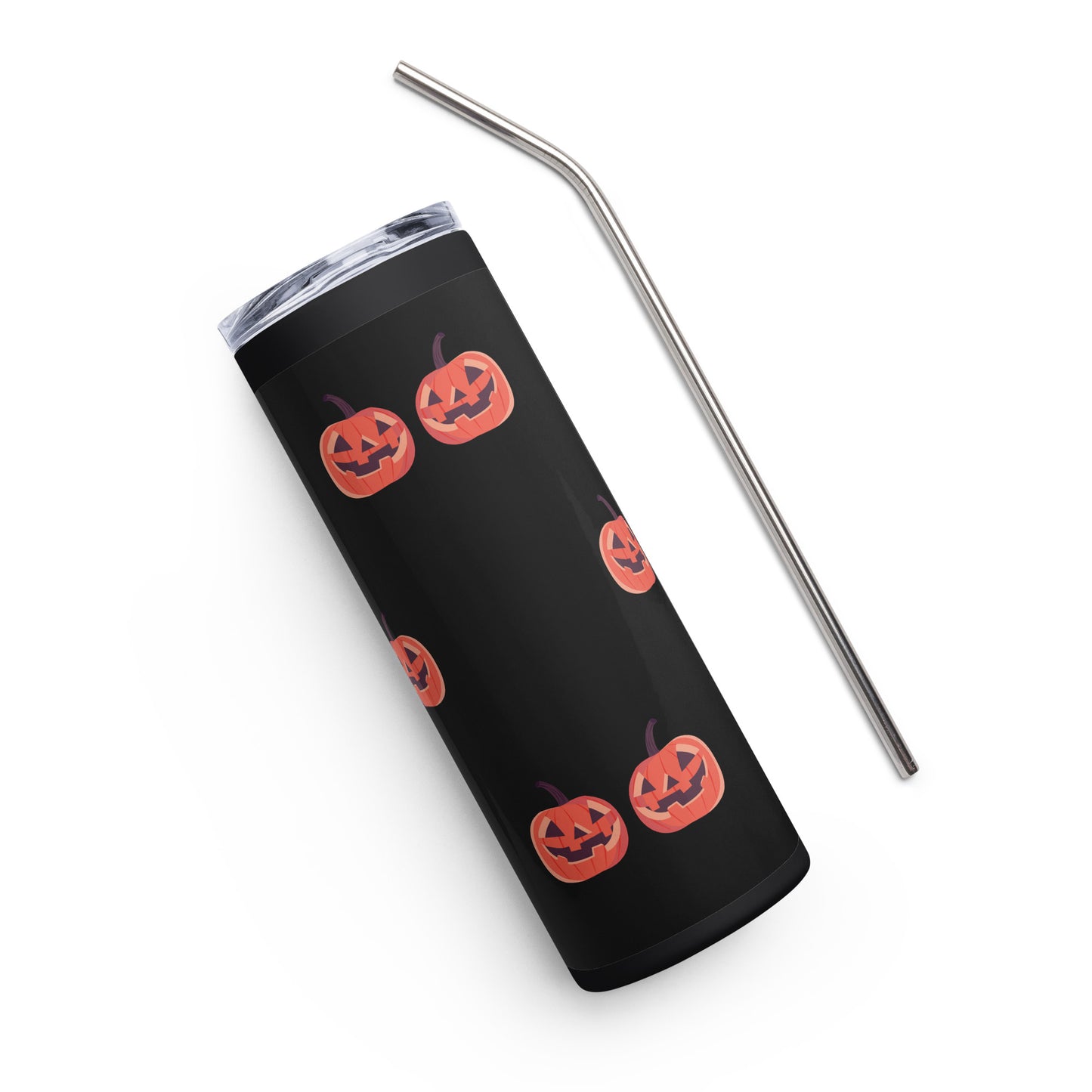 Jack O'Lantern Wrap Stainless steel tumbler