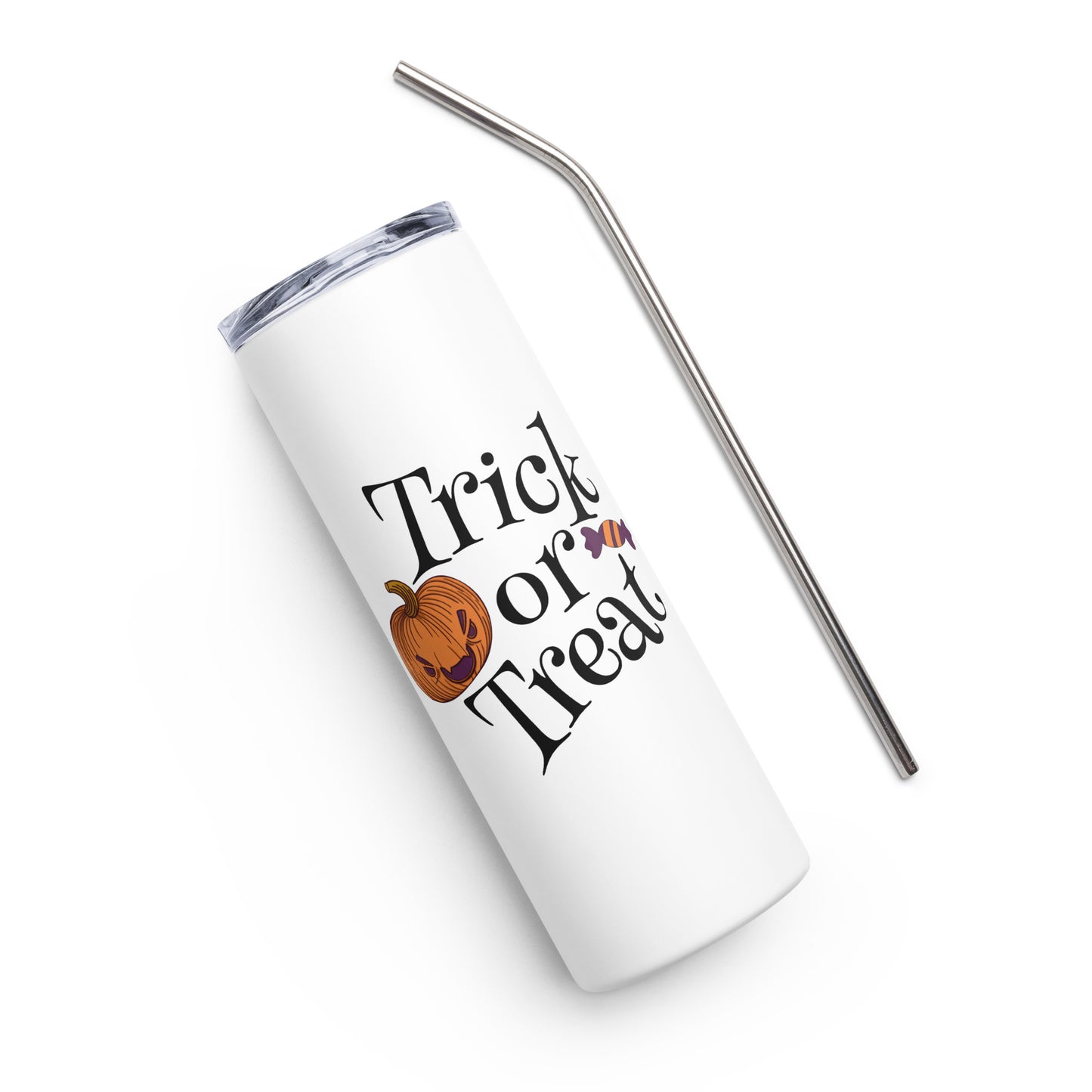 Trick or Treat Stainless steel tumbler