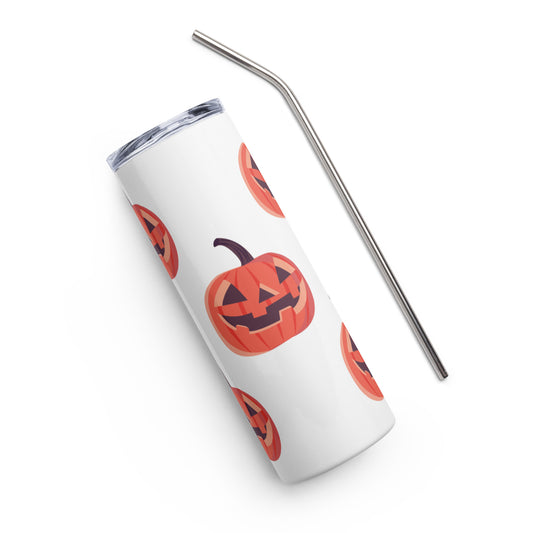 Jack O'Lantern Wrap Stainless steel tumbler