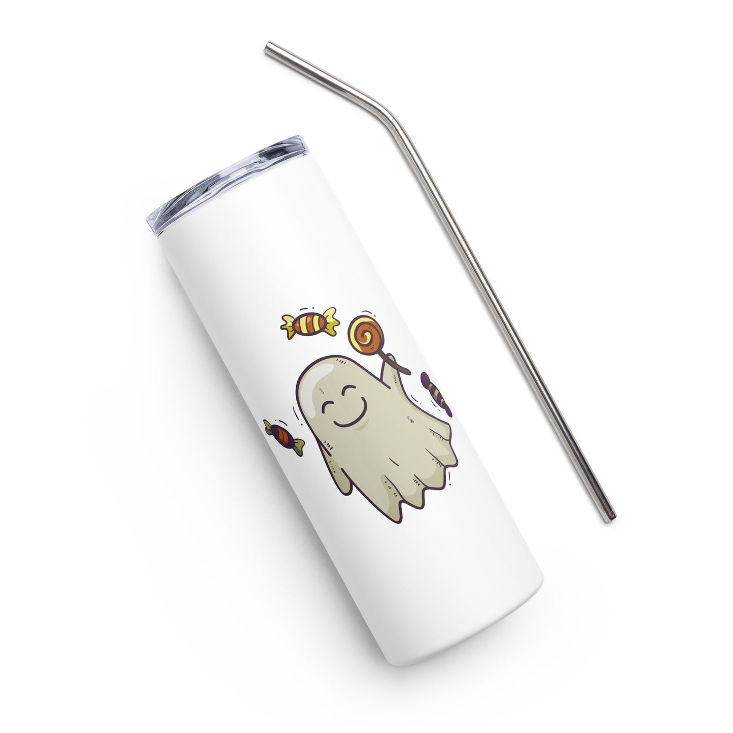 Cute Ghost Stainless steel tumbler