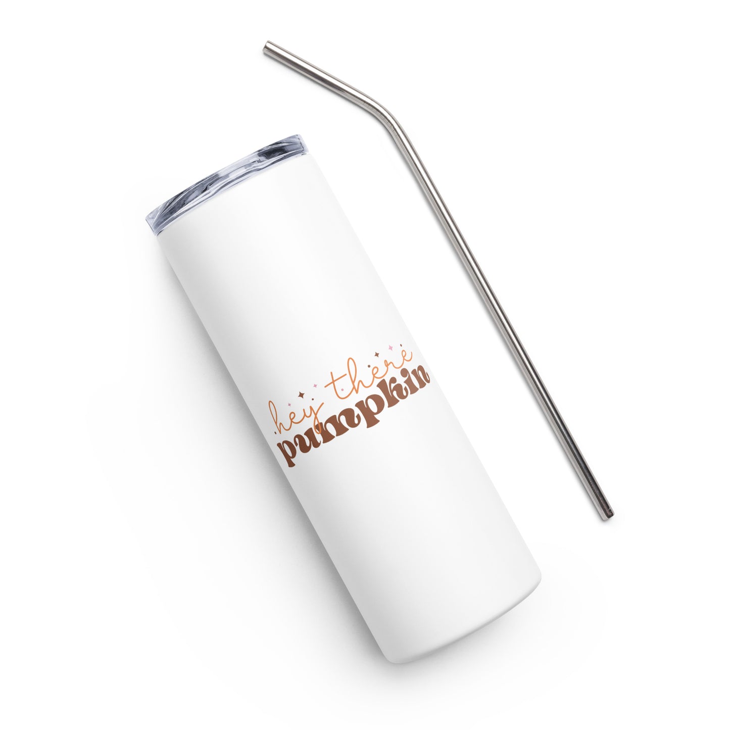 Hey There Pumpkin Stainless steel tumbler