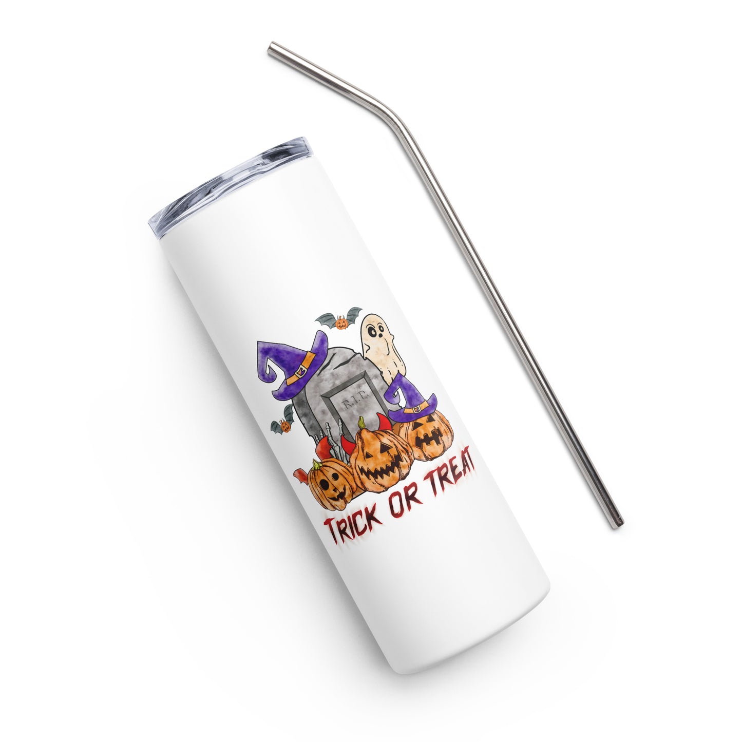 Trick or Treat Stainless steel tumbler