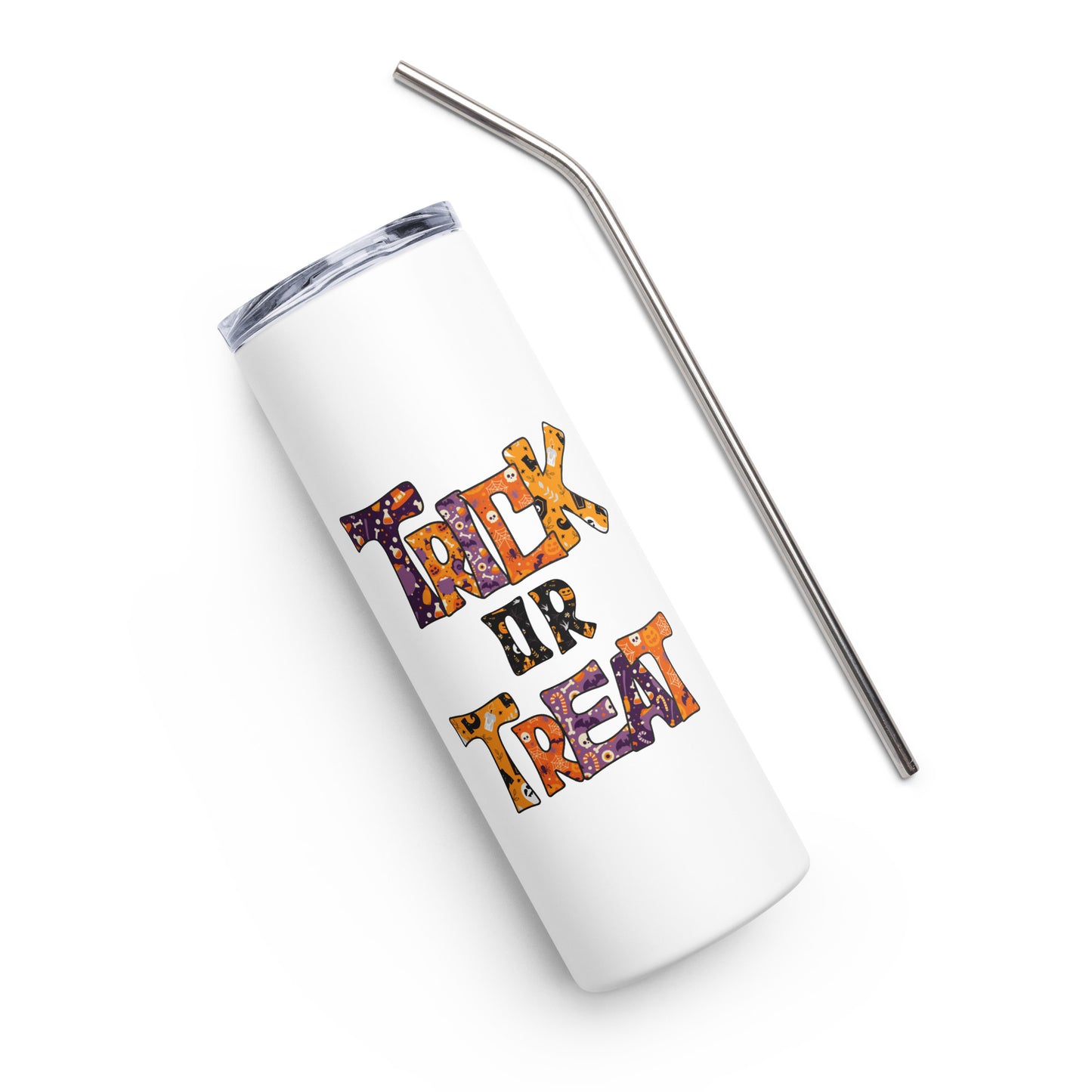 Trick or Treat Stainless steel tumbler