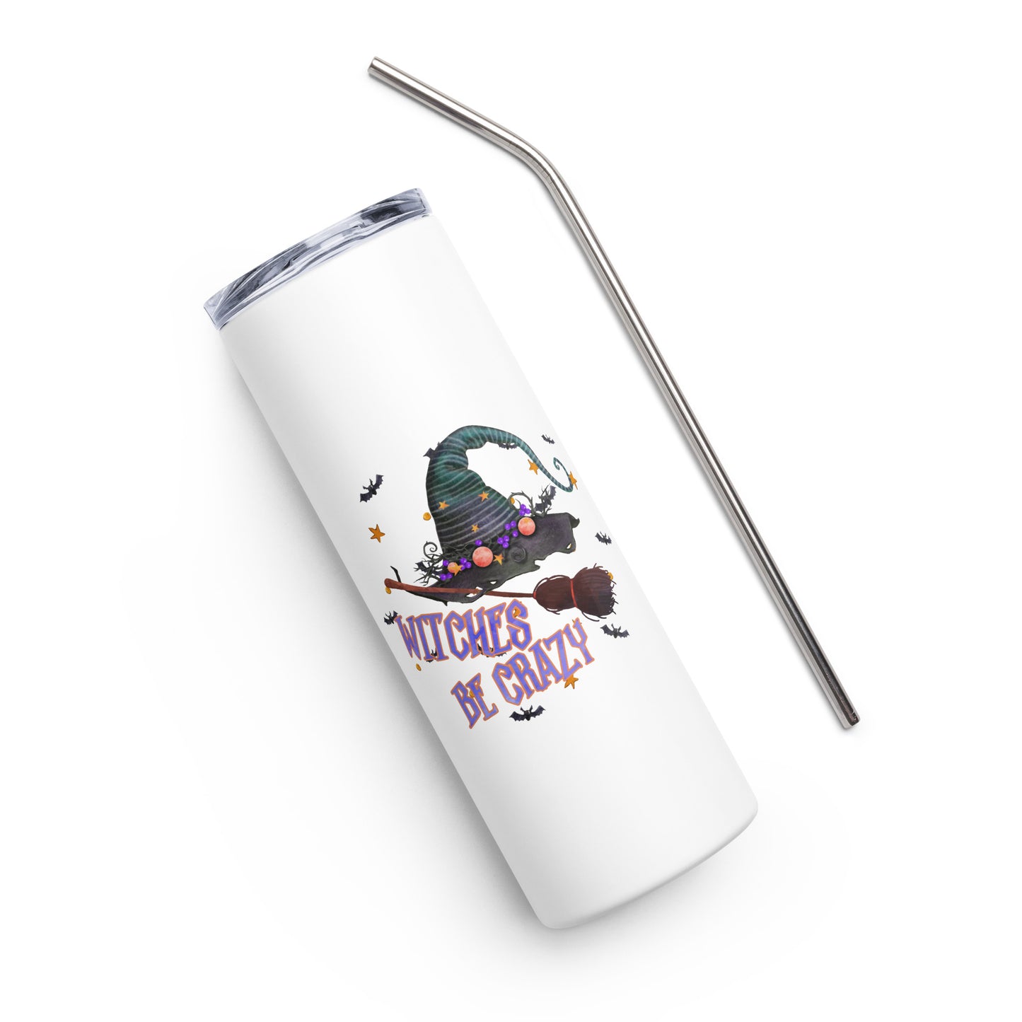 Witches be Crazy Stainless steel tumbler