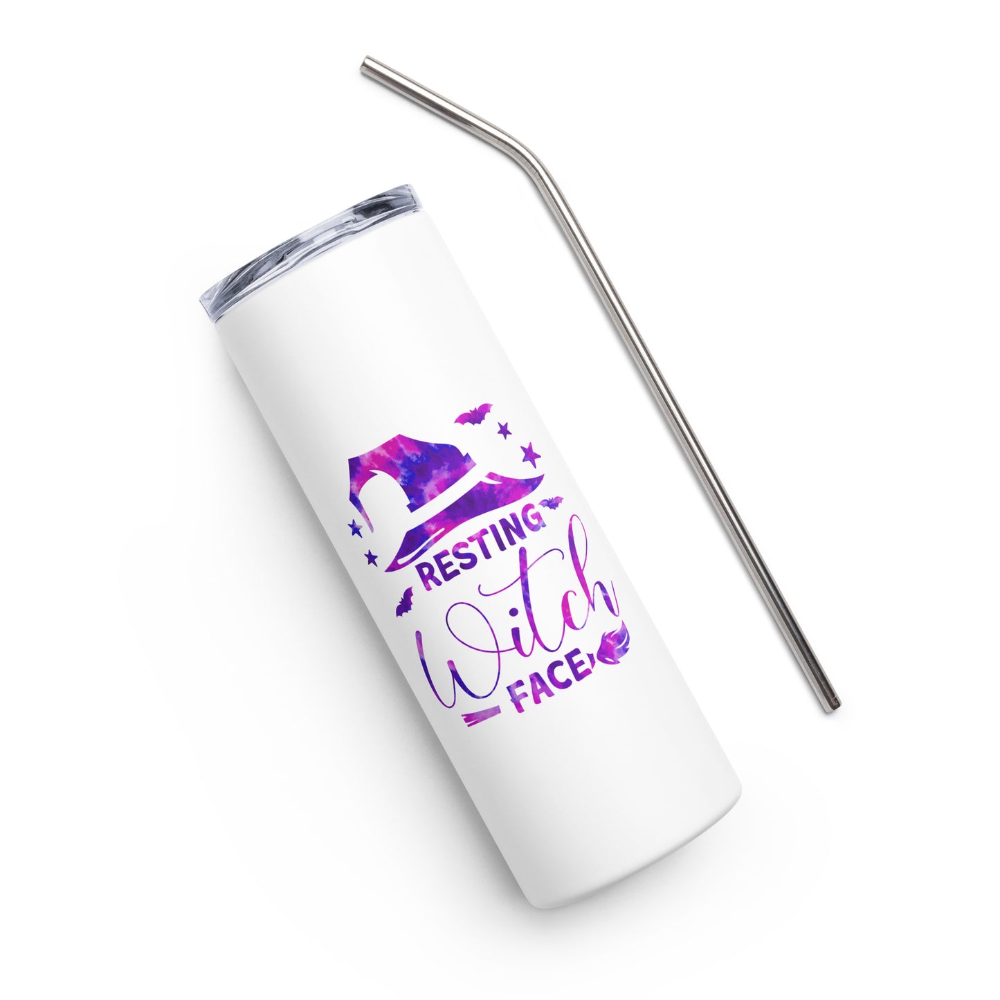 Resting Witch Face Stainless steel tumbler