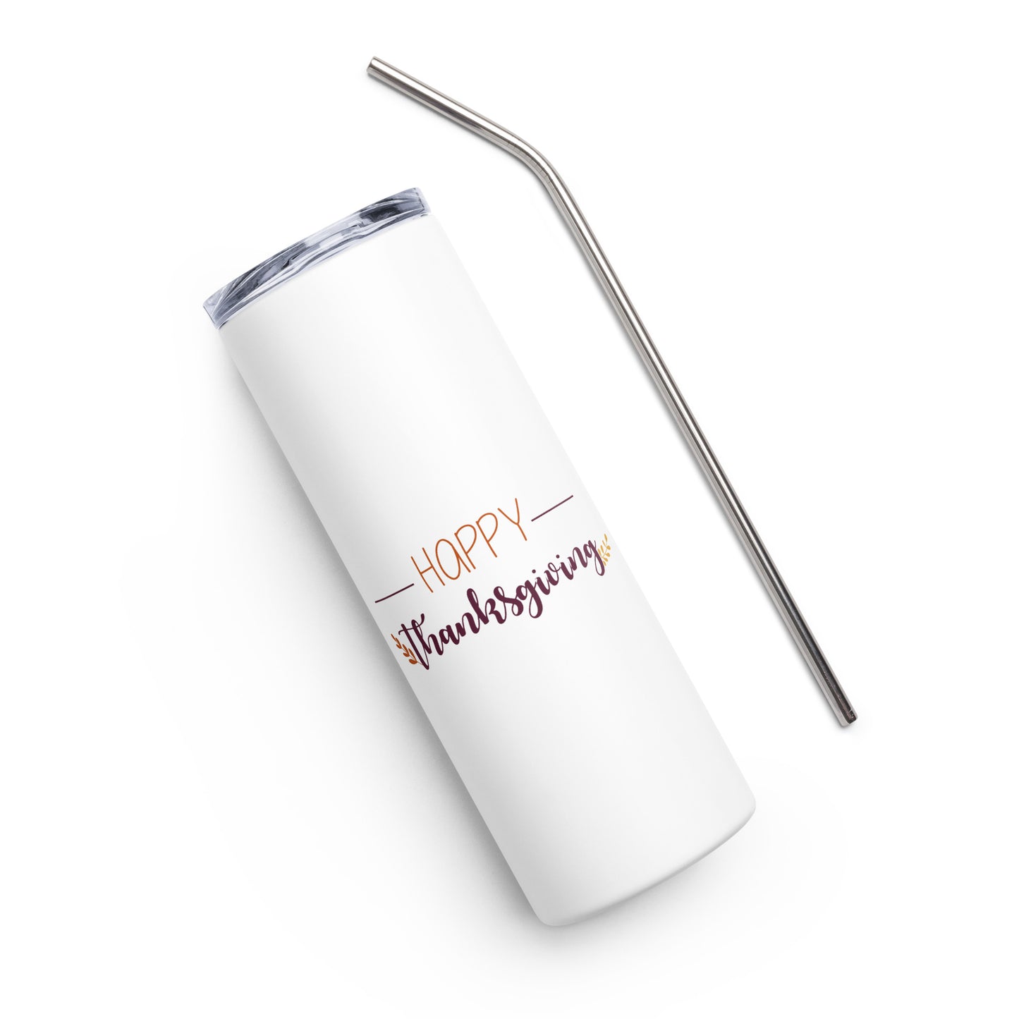Happy Thanksgiving Stainless steel tumbler