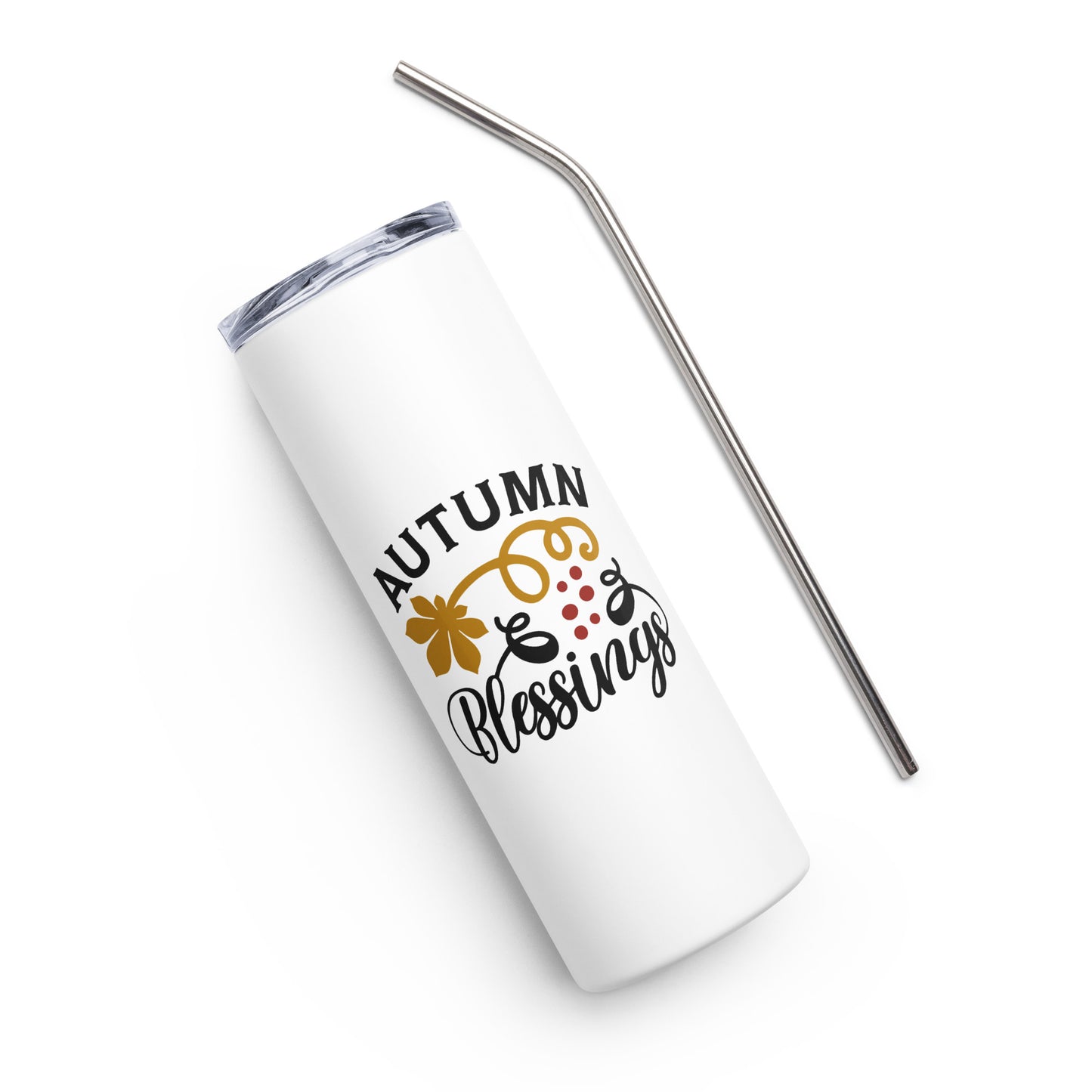 Autumn Blessings Stainless steel tumbler