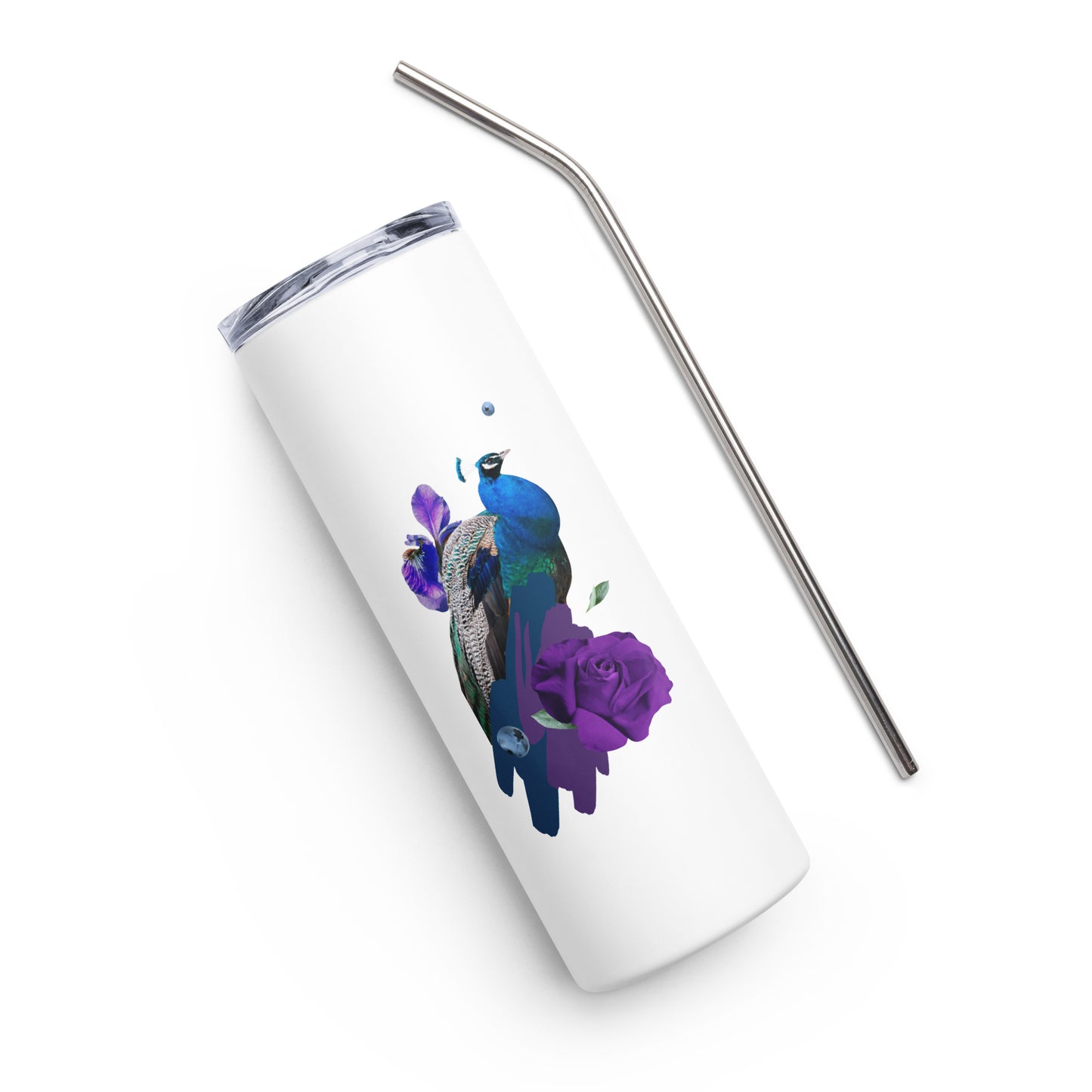 Peacock Stainless steel tumbler
