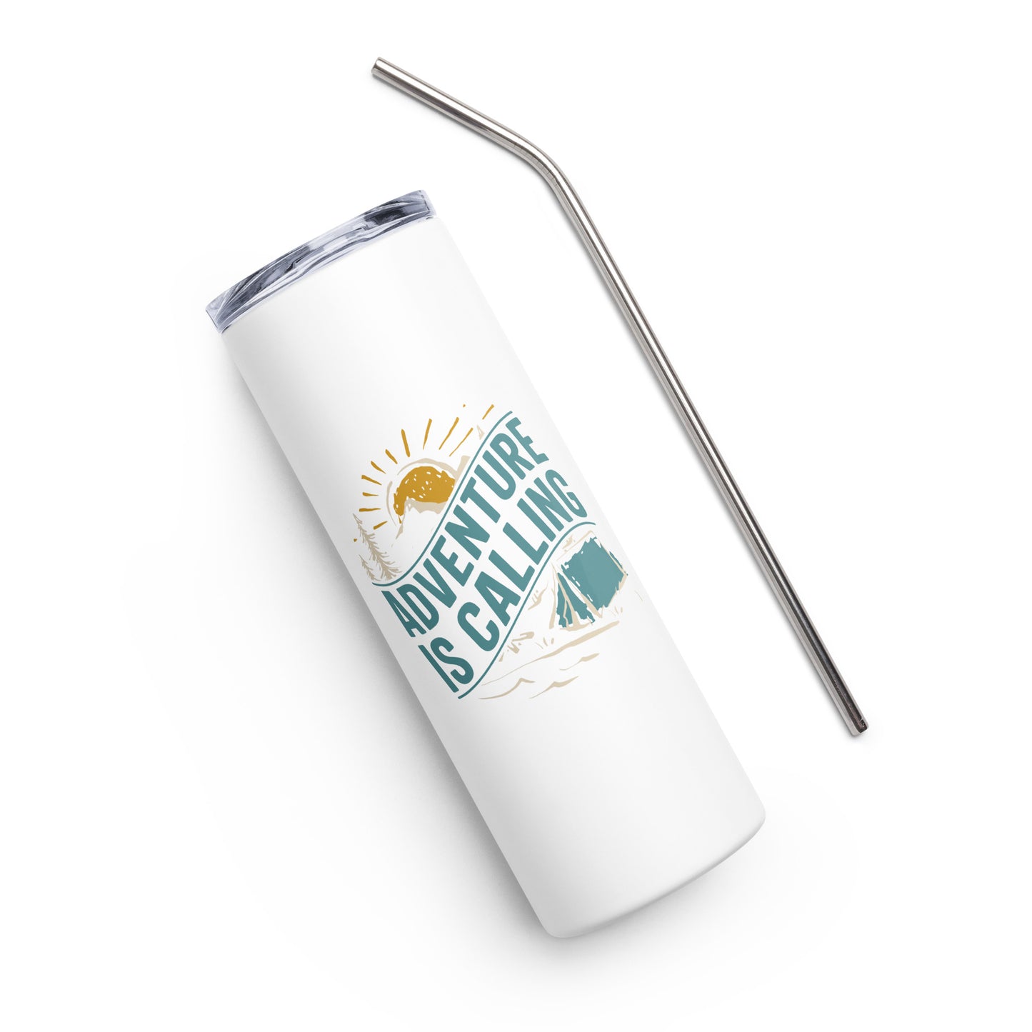 Adventure is Calling Stainless Steel Tumbler