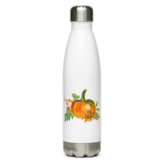 Fall Pumpkin Stainless Steel Water Bottle