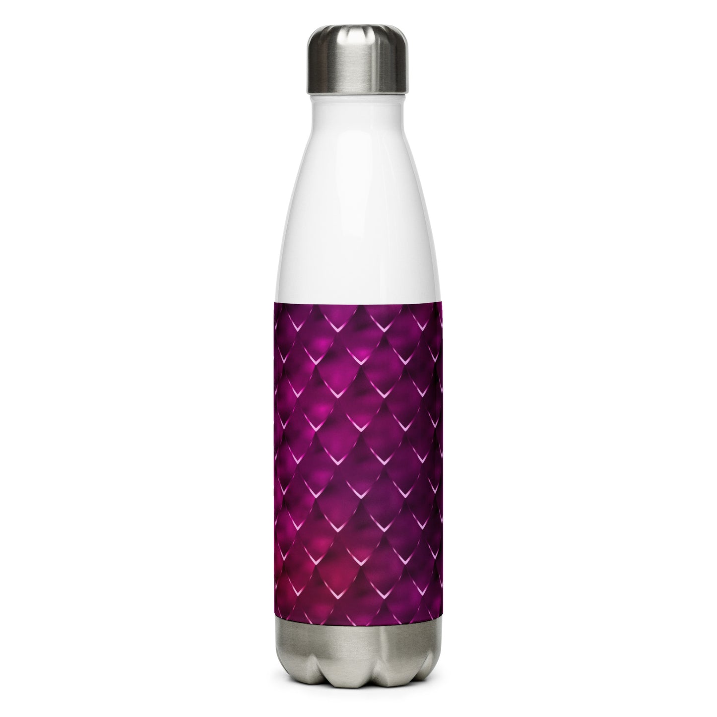 Mermaid Pink Purple Stainless Steel Water Bottle