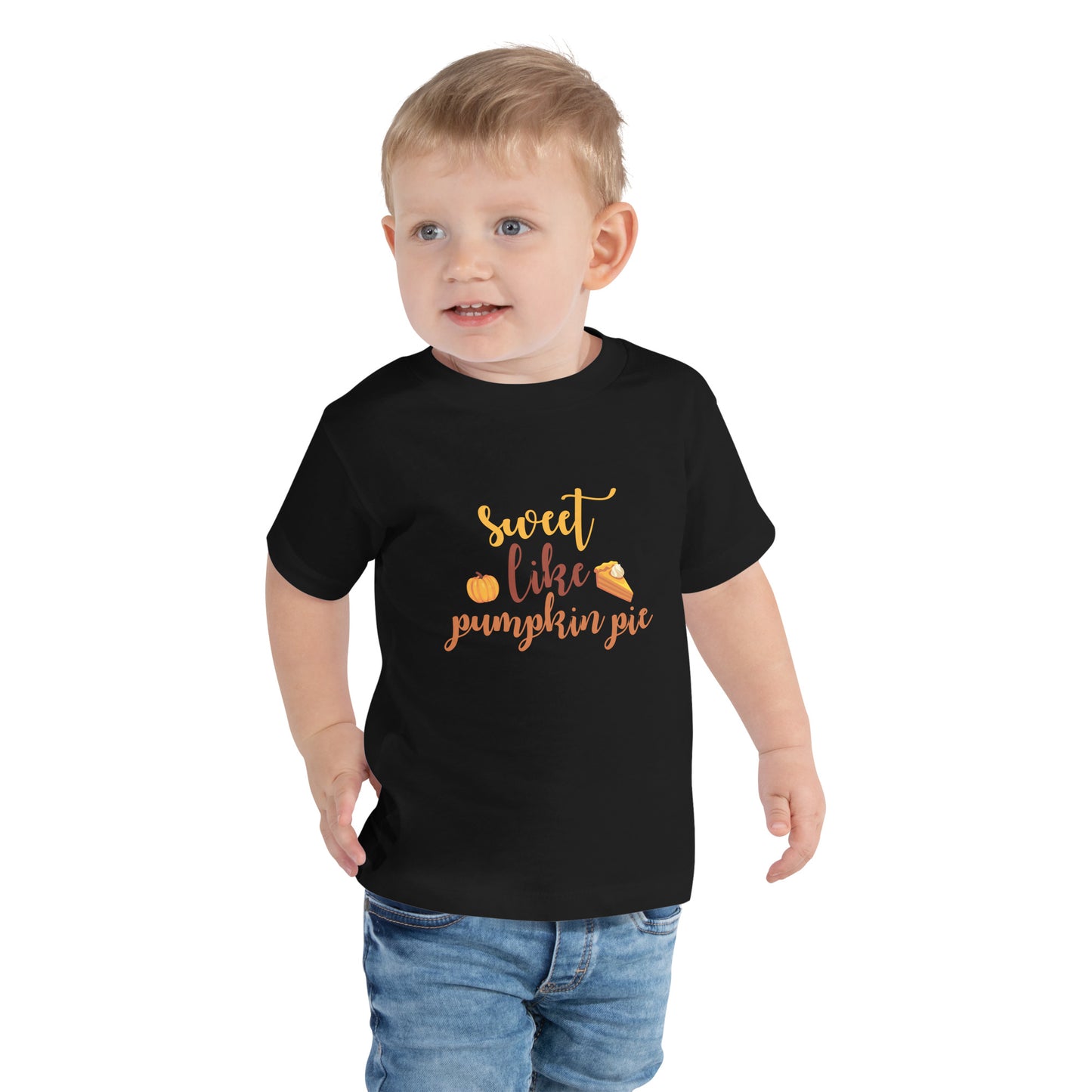 Sweet Like Pumpkin Pie Toddler Short Sleeve Tee