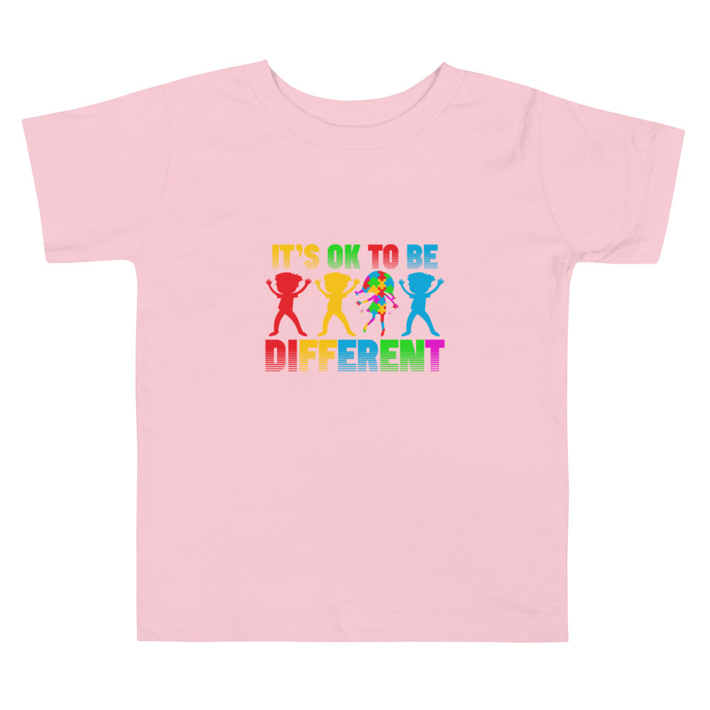 It's Ok to be Different Toddler Short Sleeve Tee
