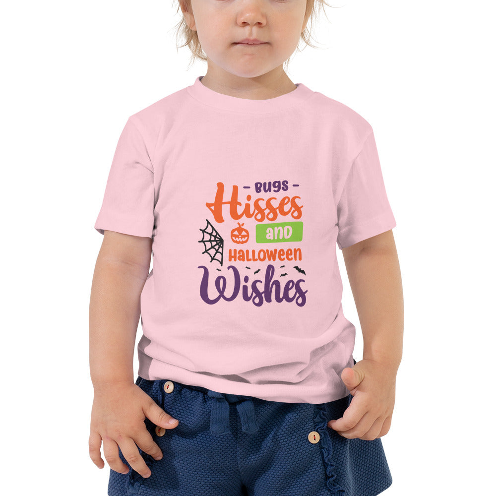 Bug Hisses and Halloween Wishes Toddler Tshirt