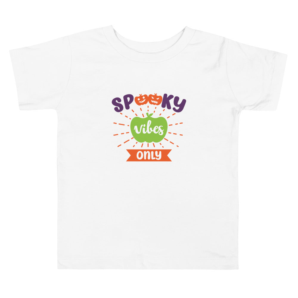 Spooky Vibes Only Toddler Short Sleeve Tee