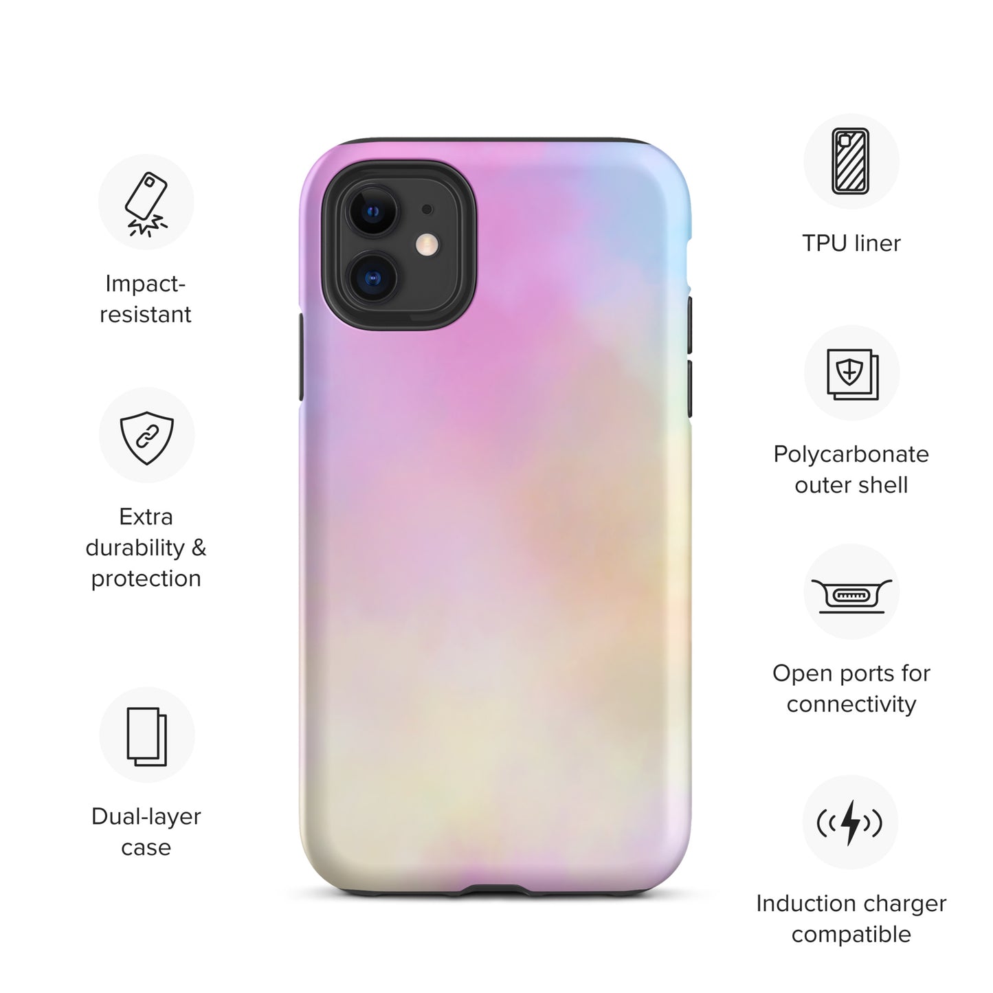 Cotton Candy Tough iPhone case