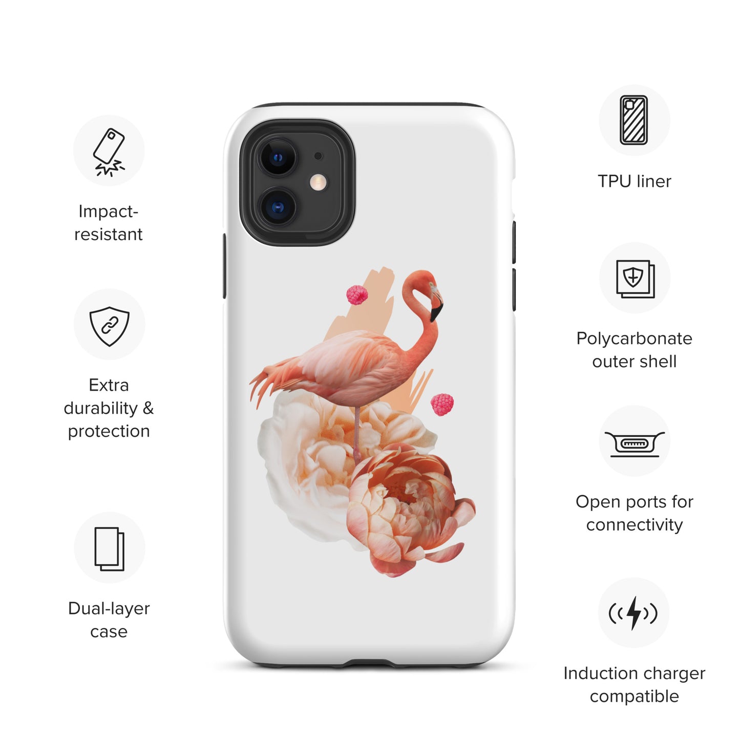 Flamingo Tough iPhone case