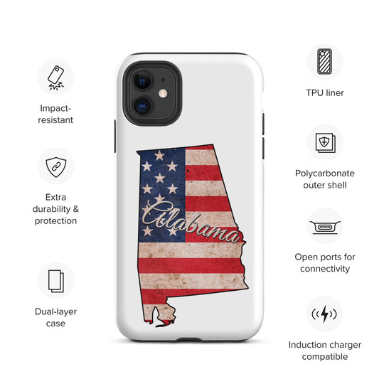 Alabama Tough iPhone case