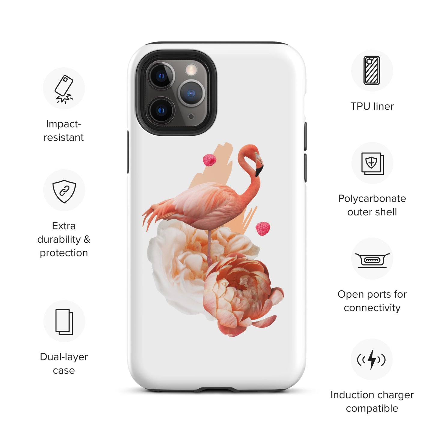 Flamingo Tough iPhone case