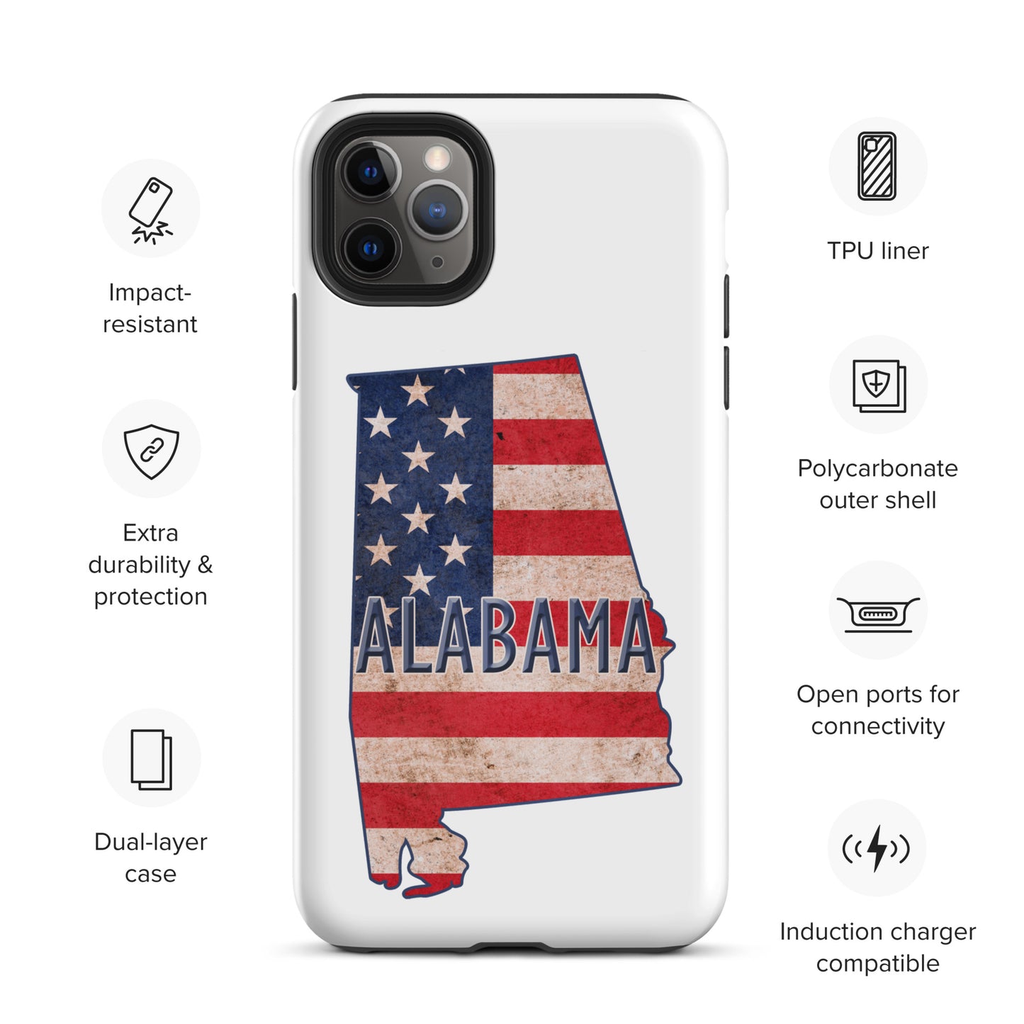 Alabama Tough iPhone case