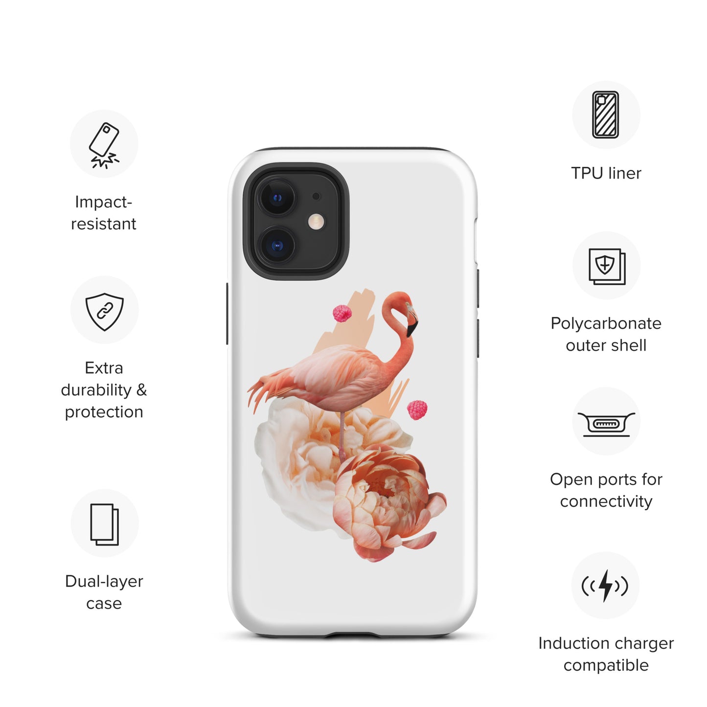 Flamingo Tough iPhone case