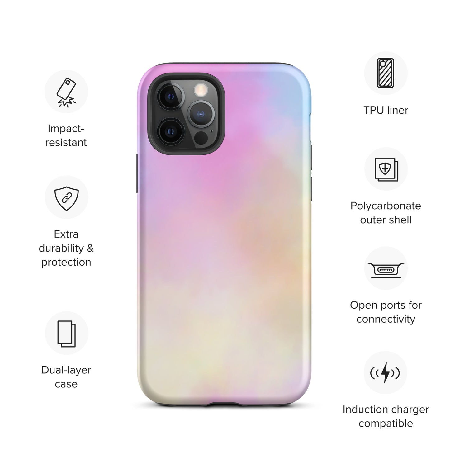 Cotton Candy Tough iPhone case