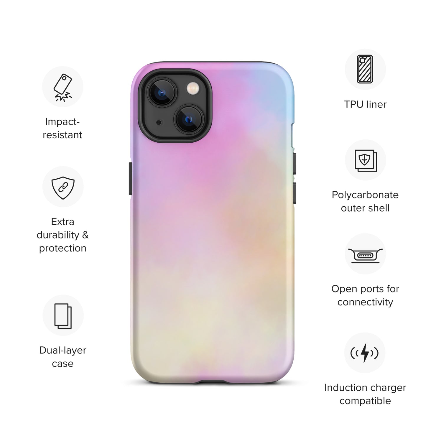 Cotton Candy Tough iPhone case