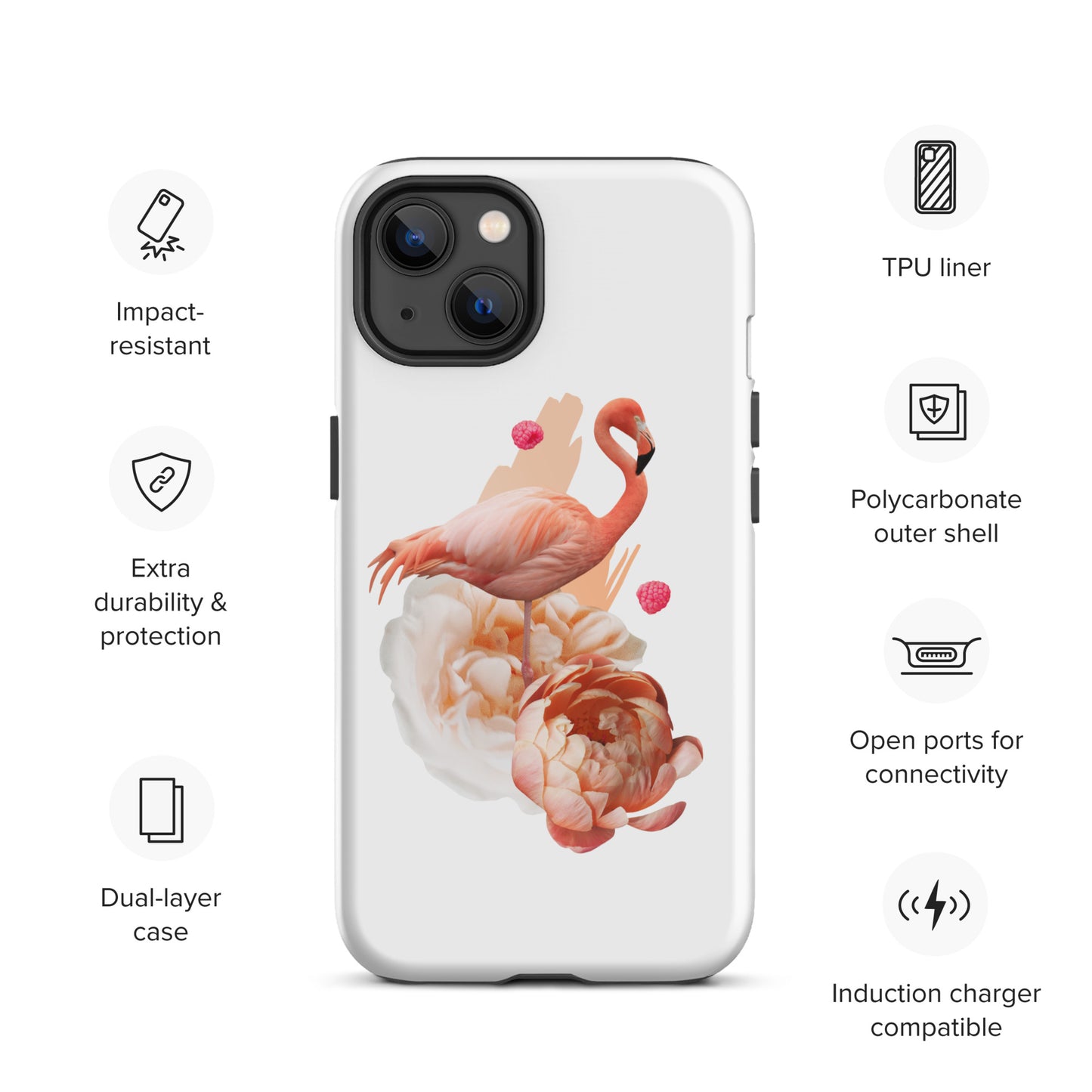 Flamingo Tough iPhone case