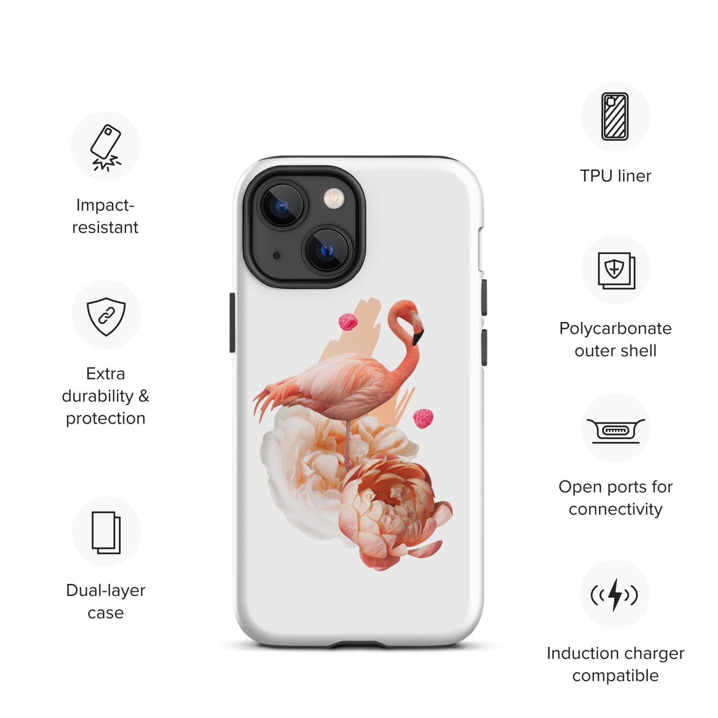 Flamingo Tough iPhone case