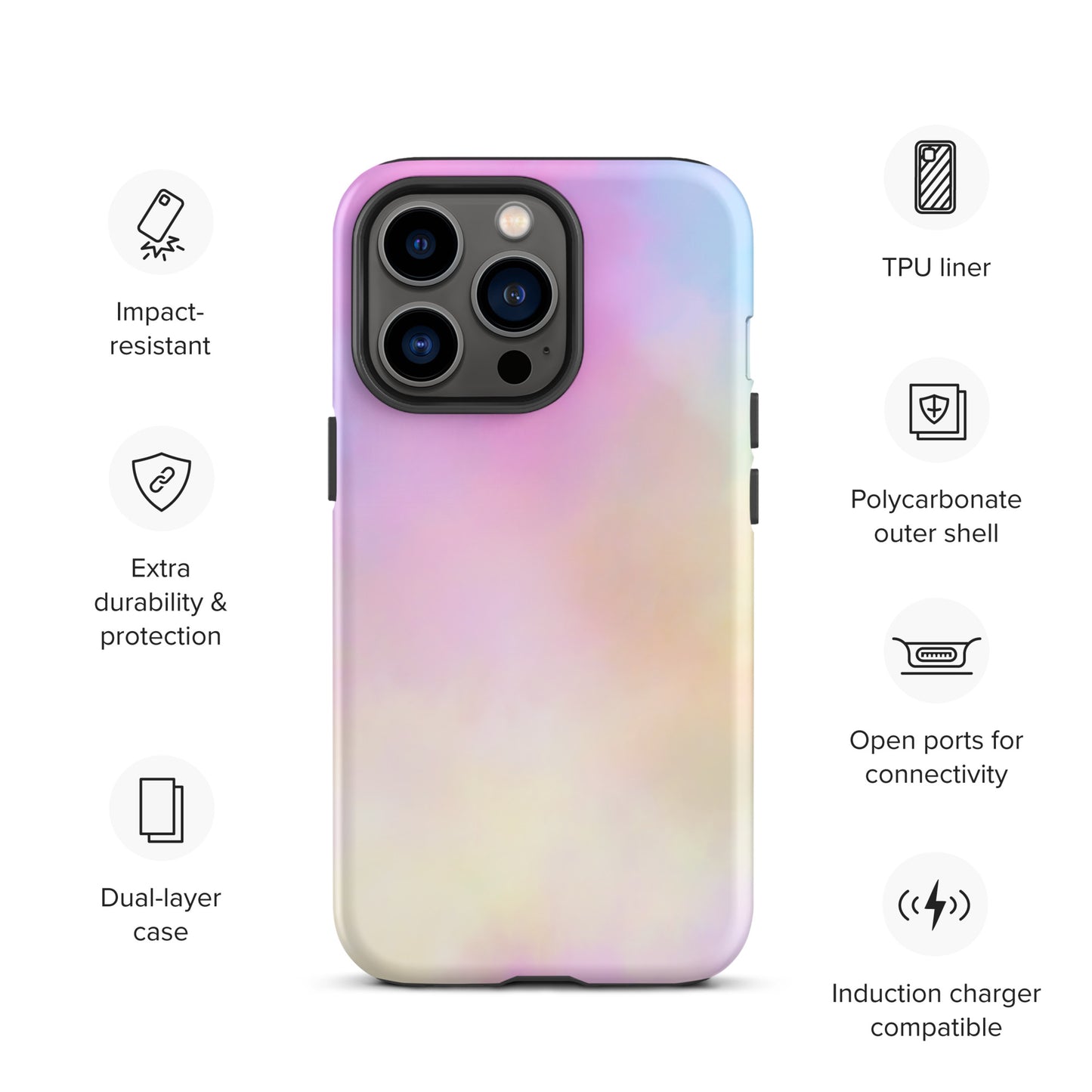 Cotton Candy Tough iPhone case