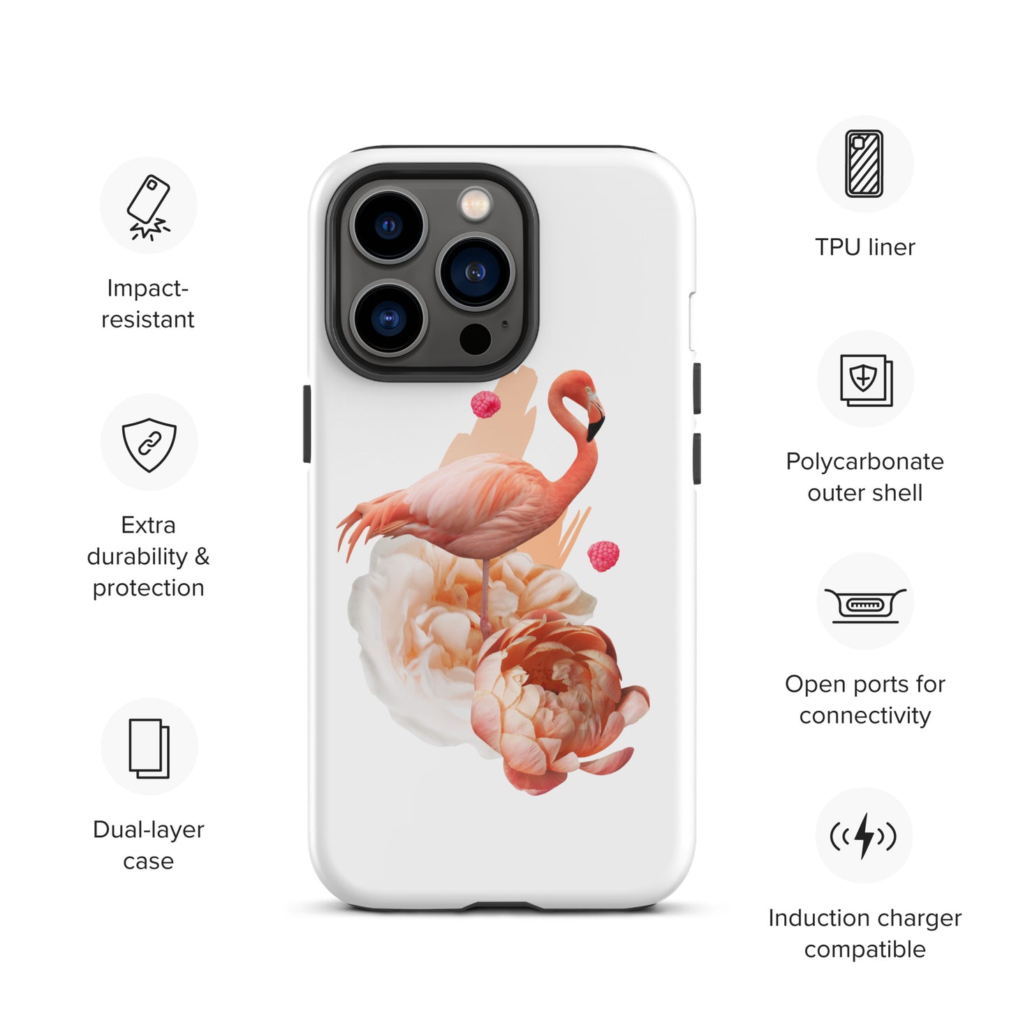 Flamingo Tough iPhone case