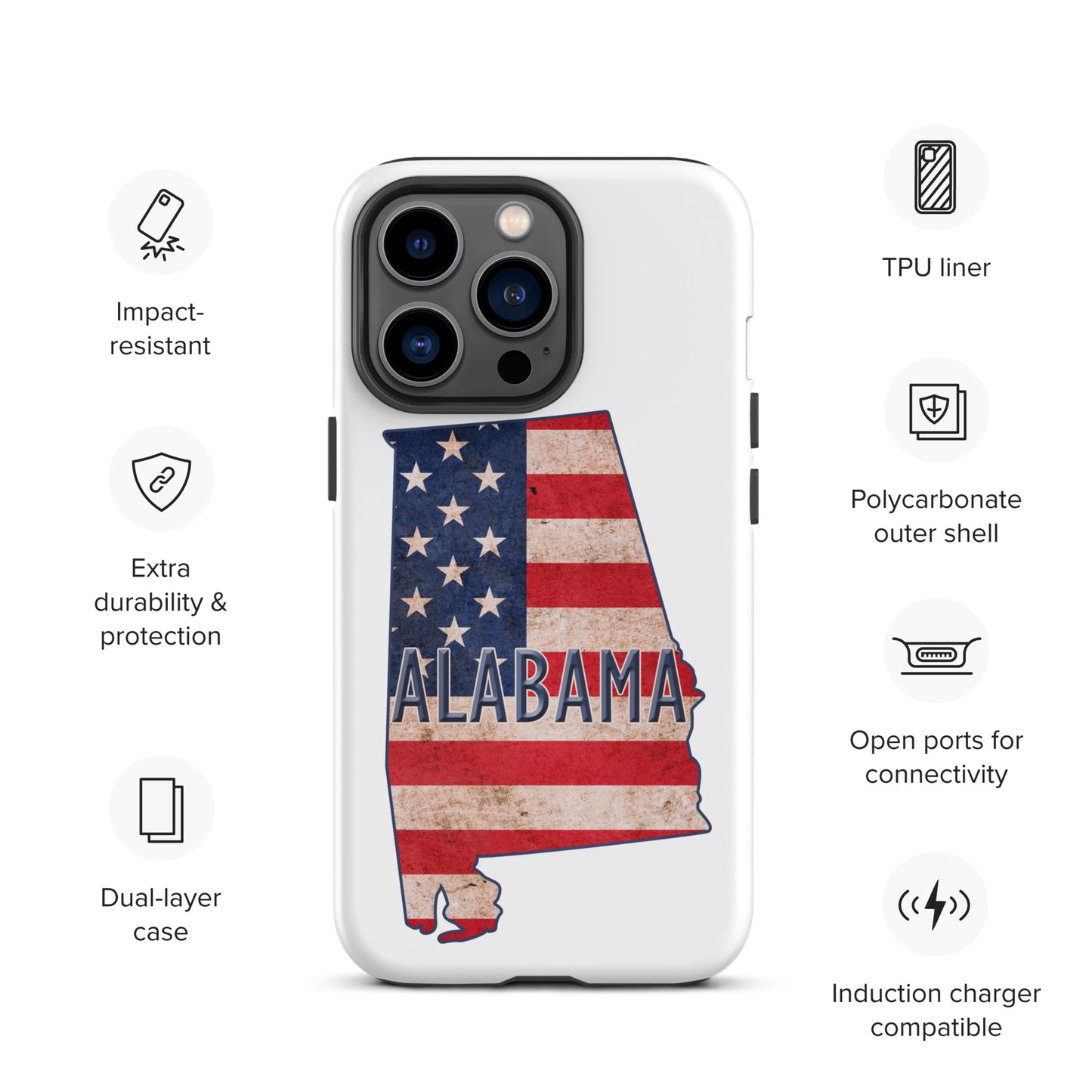 Alabama Tough iPhone case