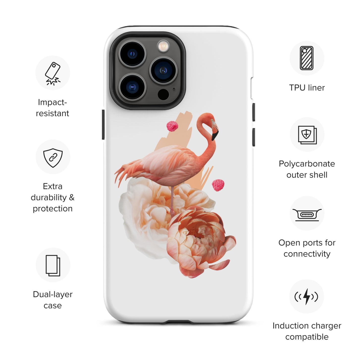Flamingo Tough iPhone case
