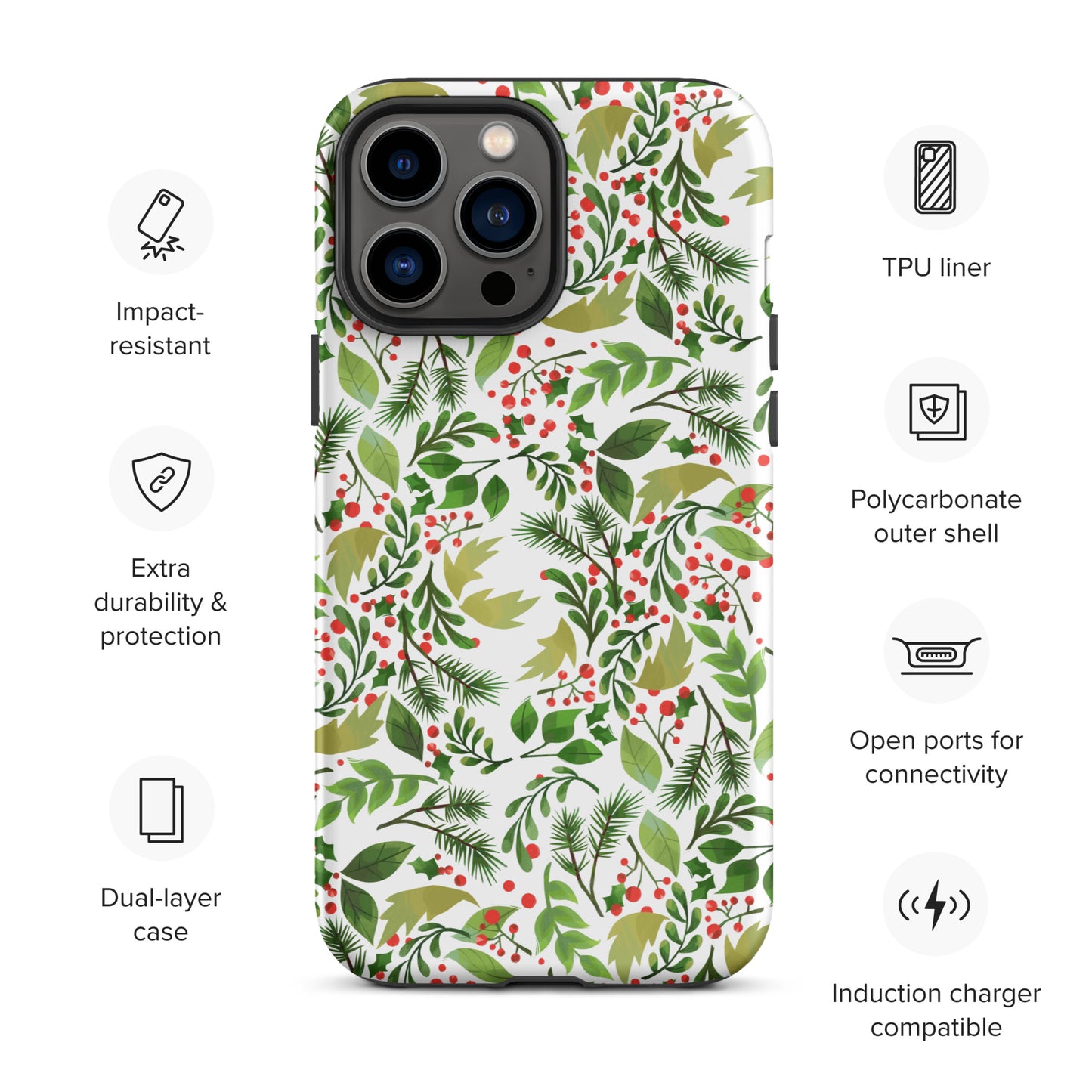 Holly Tough iPhone case