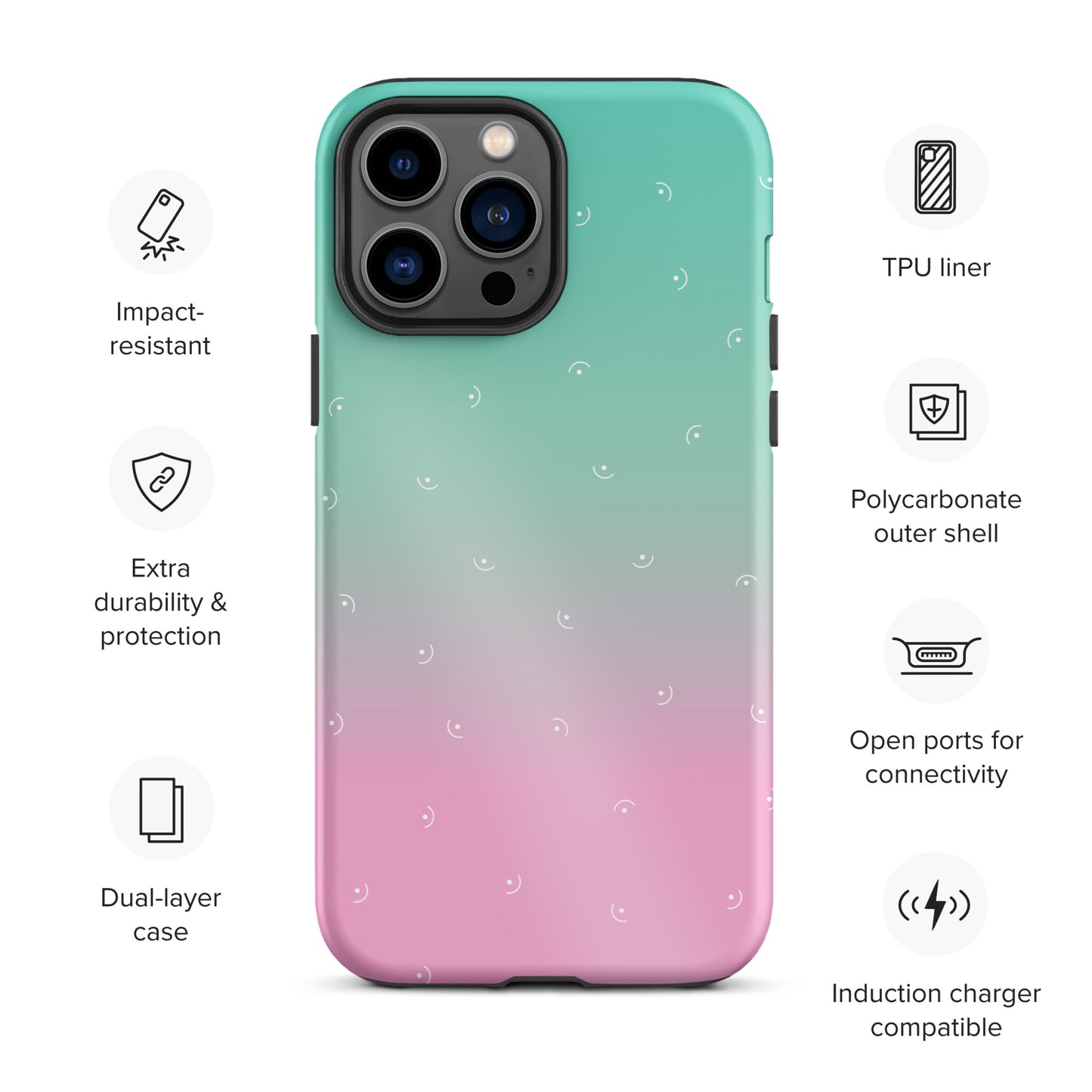 Semi Circle Tough iPhone case