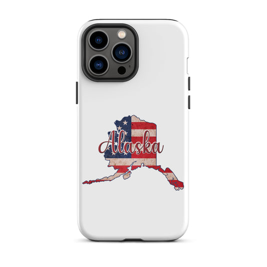 Alaska US Flag Tough iPhone Case