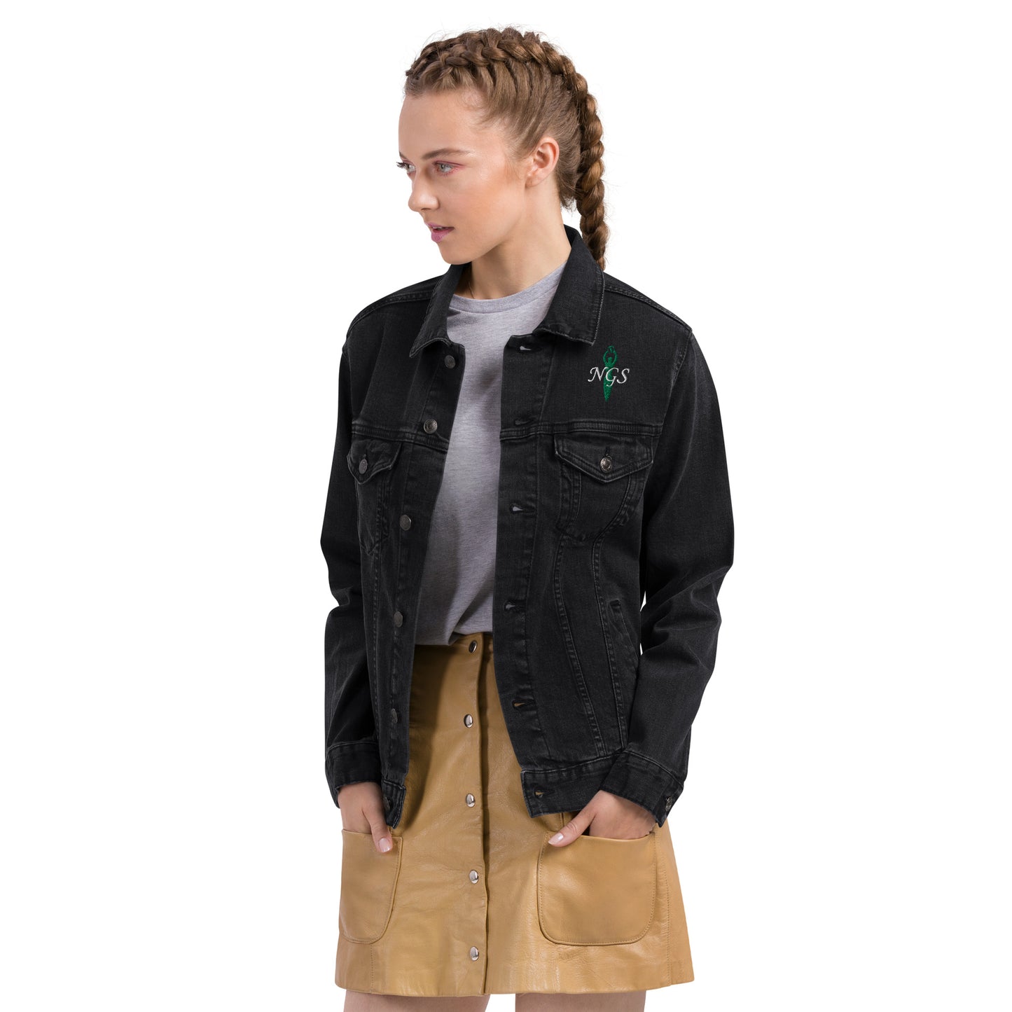 North Georgia Solitaries Unisex denim jacket
