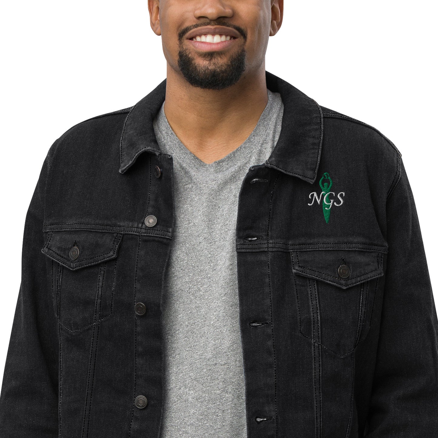 North Georgia Solitaries Unisex denim jacket