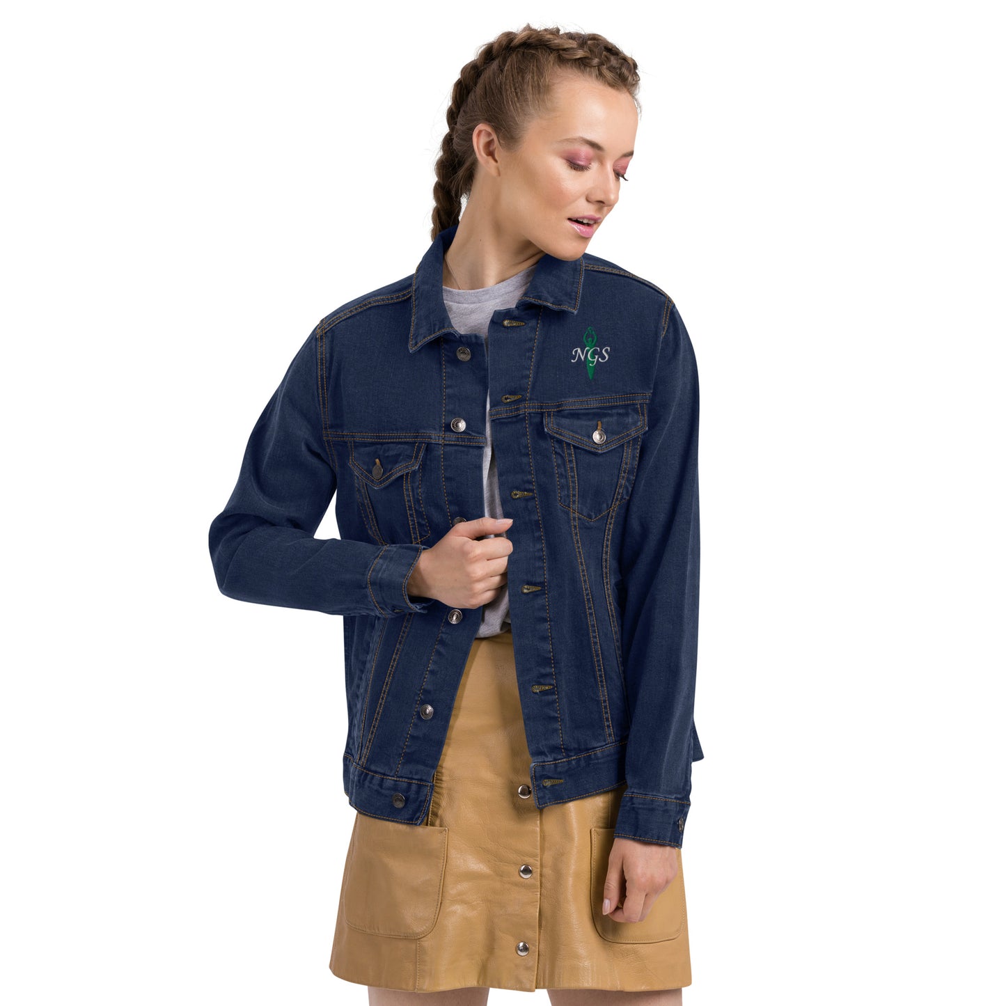 North Georgia Solitaries Unisex denim jacket